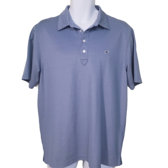 Vineyard Vines Performance Golf Preppy Stretch Fall Office Polo Shirt - Men's - Picture 2 of 6